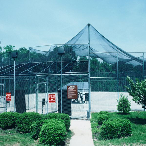 Batting Cage with Chain Link Fence