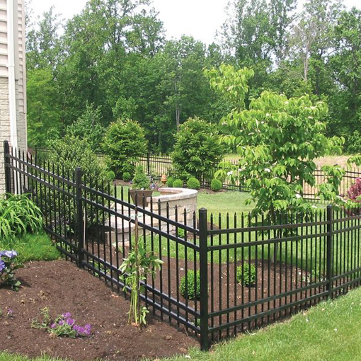 Iron Fence in the Landscape