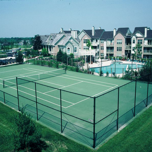 Anti Scale Fence on Tennis Court