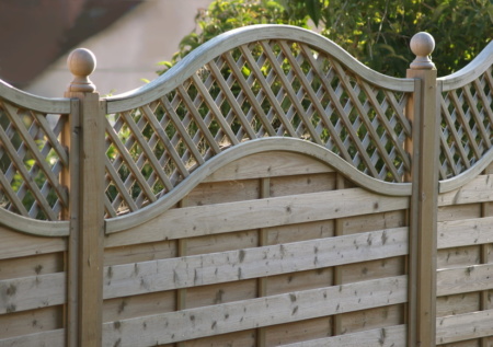 Decorative Wood Fence Panel