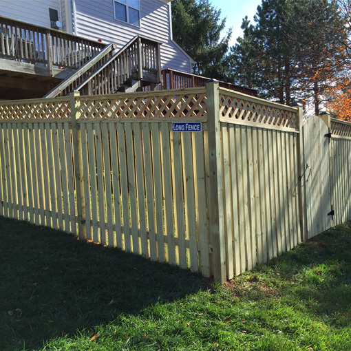 Residential Board on Board Fence