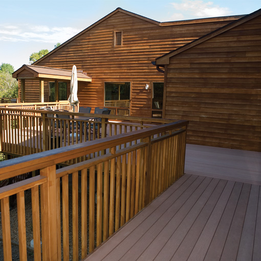 A Commercial Wooden Deck