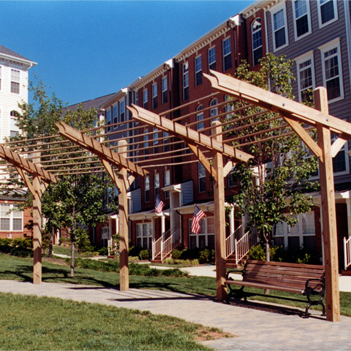 A Wooden Commercial Pavilion