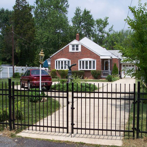 A Residential Driveway Gate
