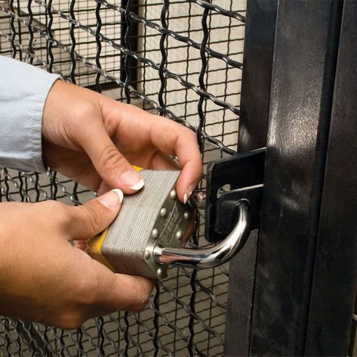 A Security Cage Lock
