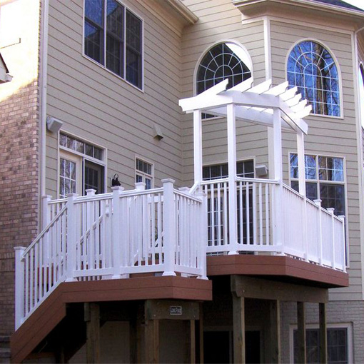 White Vinyl Pergola