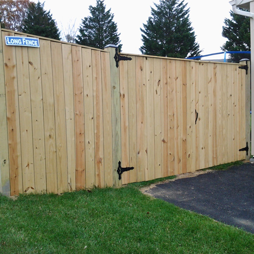 Wooden Walk Garden Pool Gate