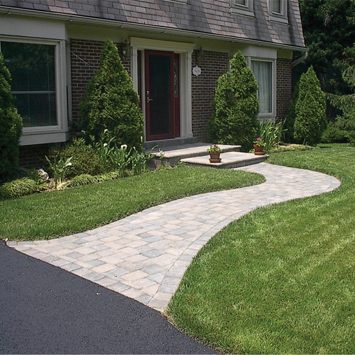 Residential Bricked Walkway