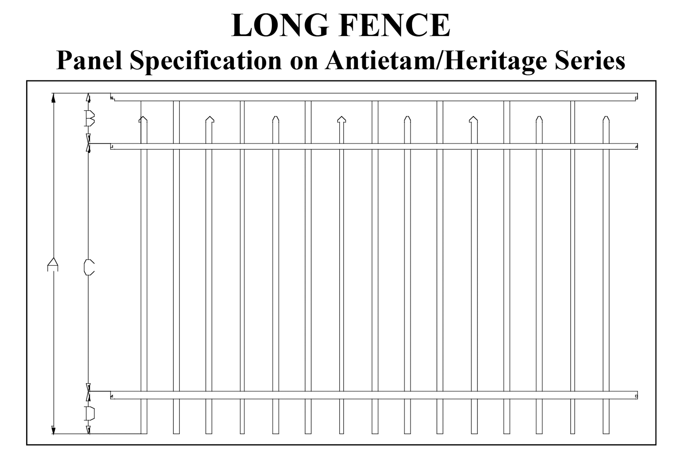 Specification for Antietam/Heritage Series