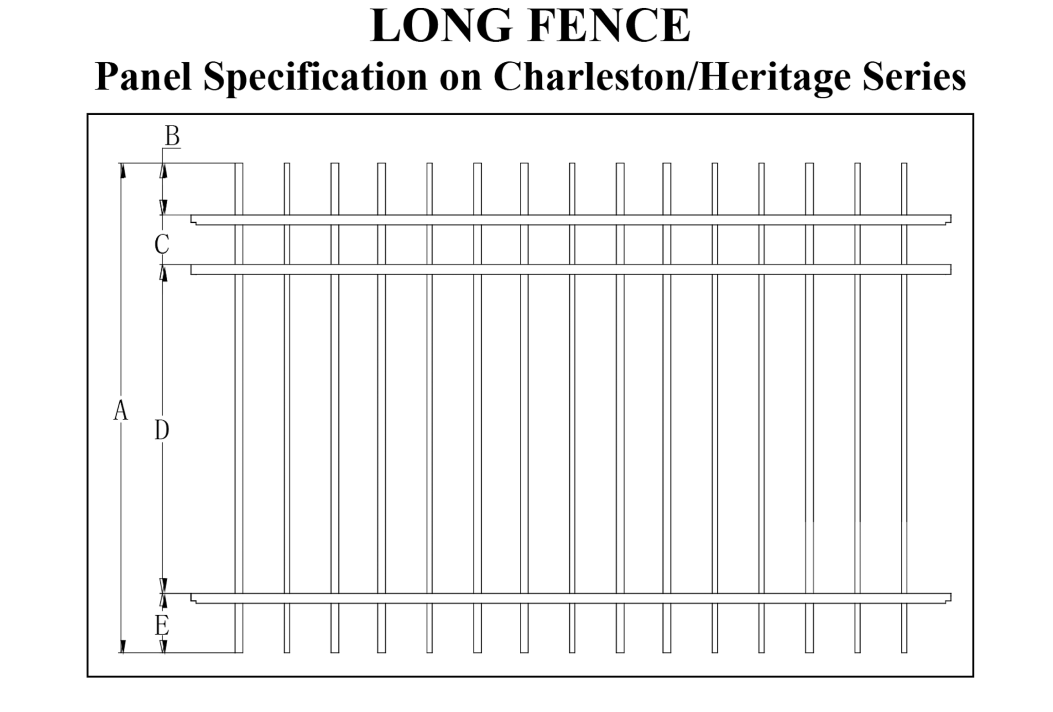 Fence Specifications Long Fence