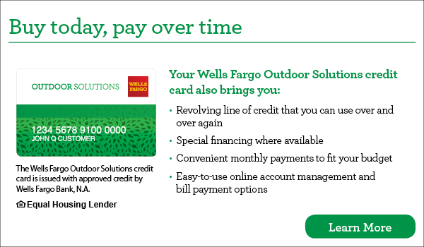 Wells Fargo Outdoor Solutions for Financing