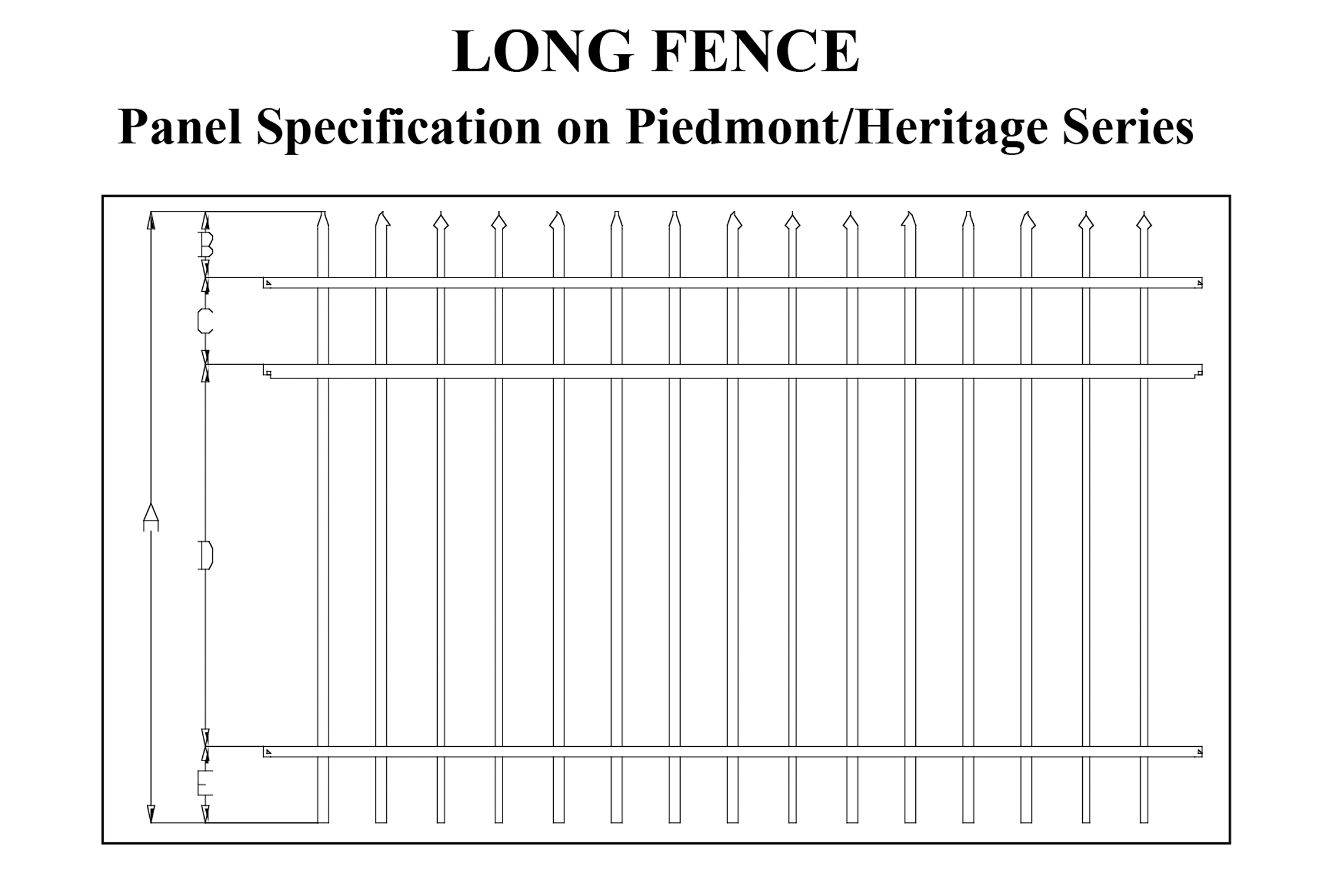 Specifications for Piedmont/Heritage Services