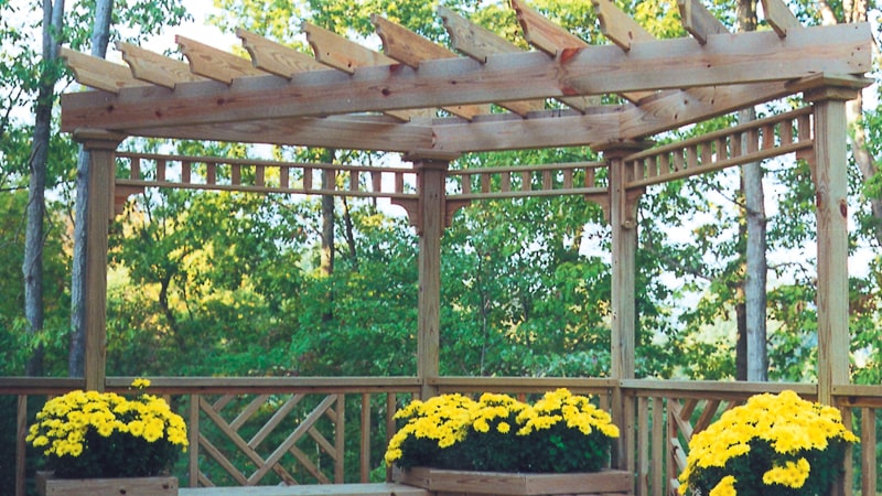 Residential Wood Trellis