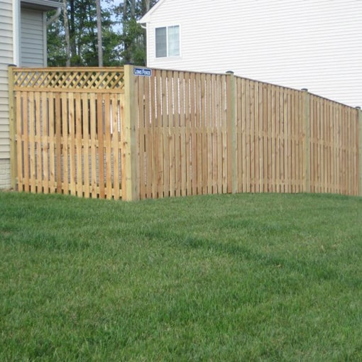 Spaced Board Fence