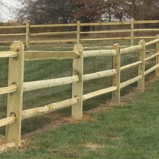 Split Railing Fence