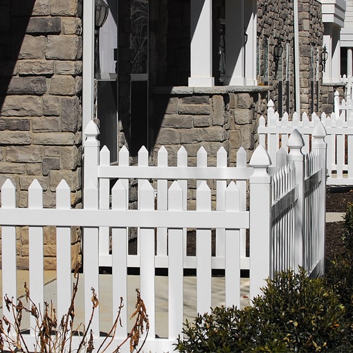 Commercial Vinyl Picket Fence