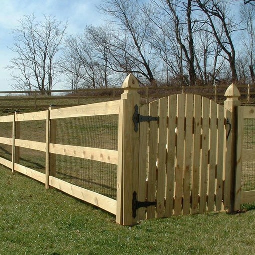 Wood Paddock Fence